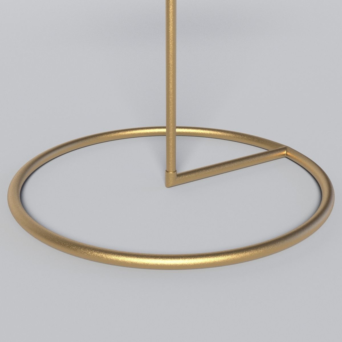 Copper Menorah 5 Candles 3D model_2