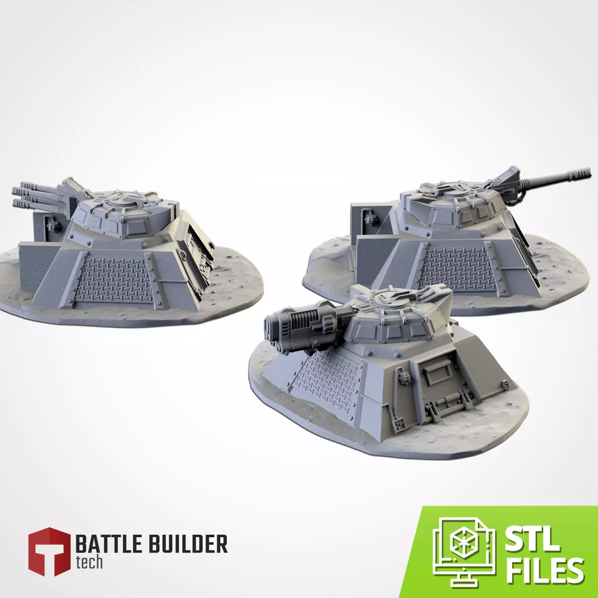ARMED BUNKERS 3D print model_0
