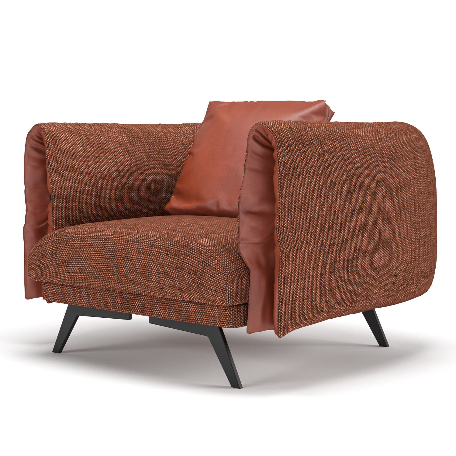 Bonaldo Saddle armchair 3D model_2