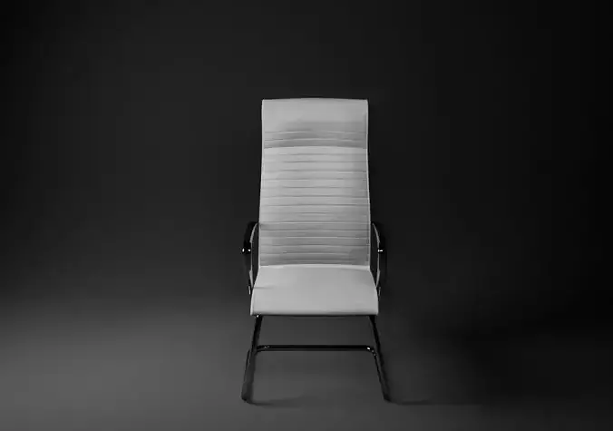 Office Chair modern Low-poly 3D model