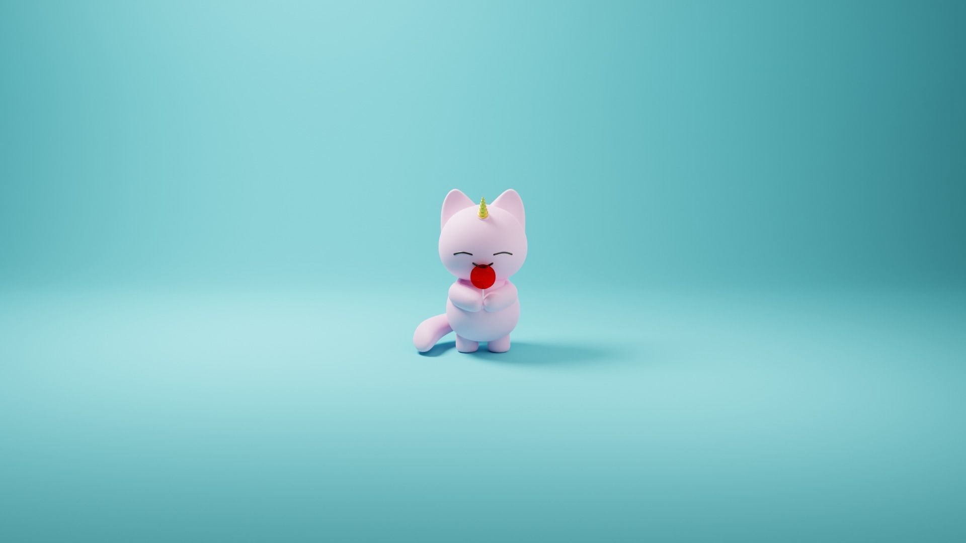 Cat-unicorn unicorn Free 3D model_1