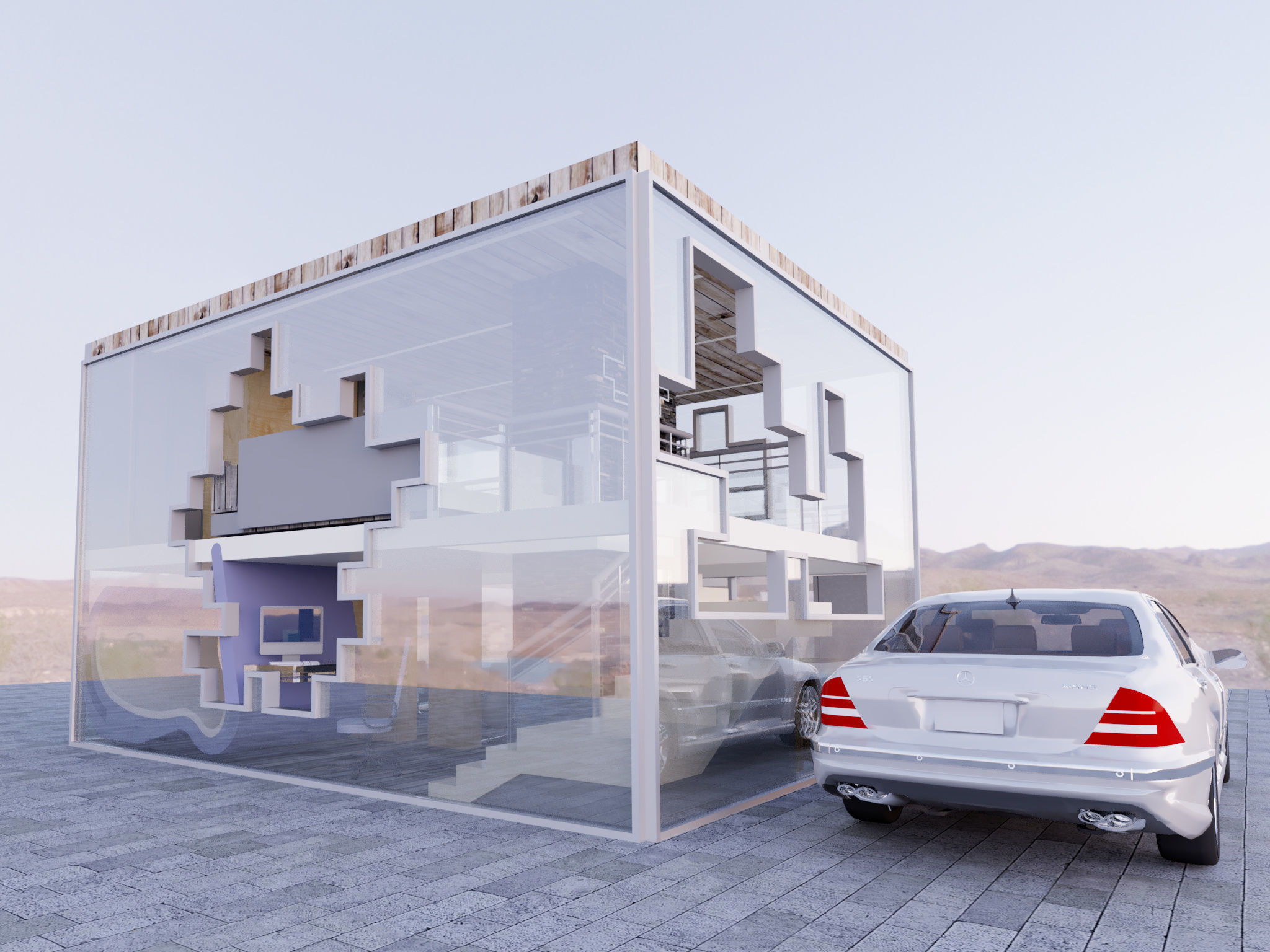 Revit studio design 2020 3D model_7