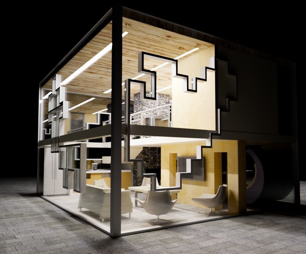 Revit studio design 2020 3D model_5