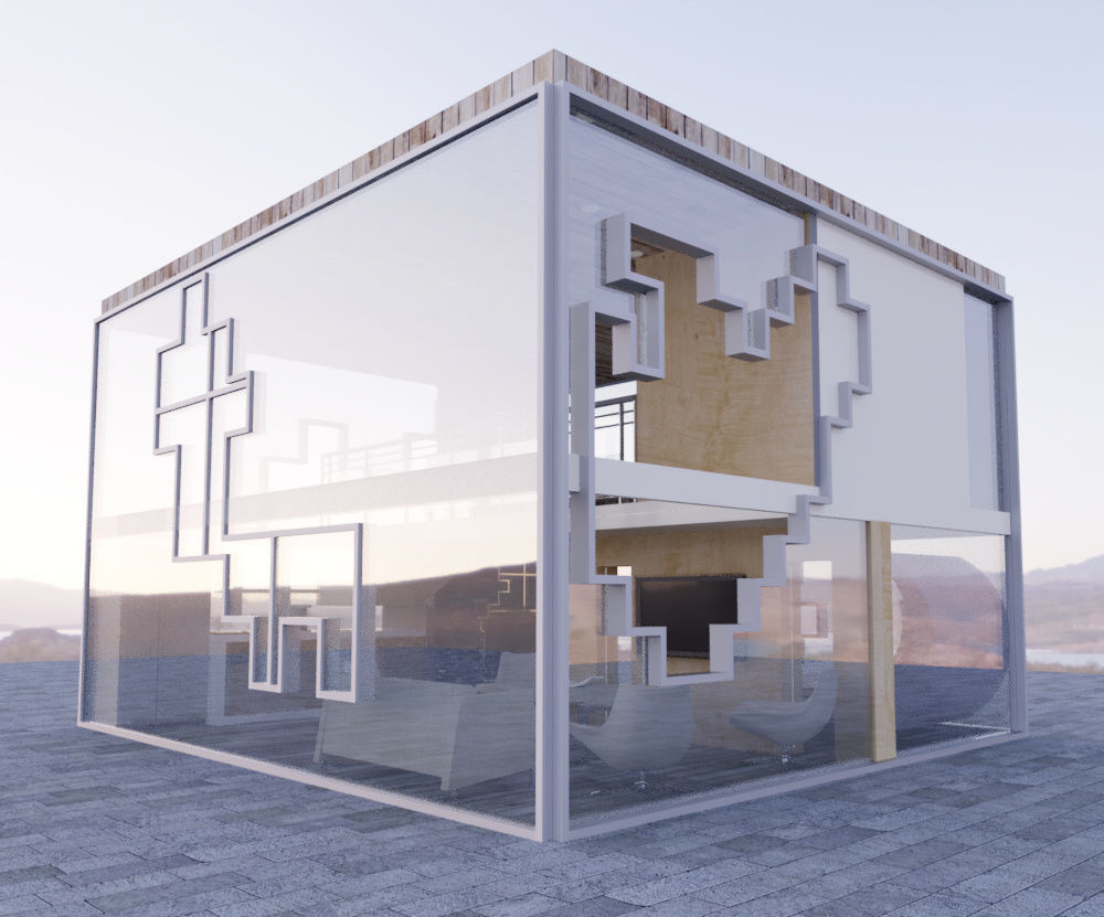 Revit studio design 2020 3D model_8