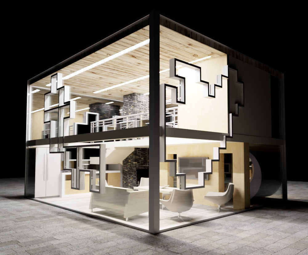 Revit studio design 2020 3D model_4