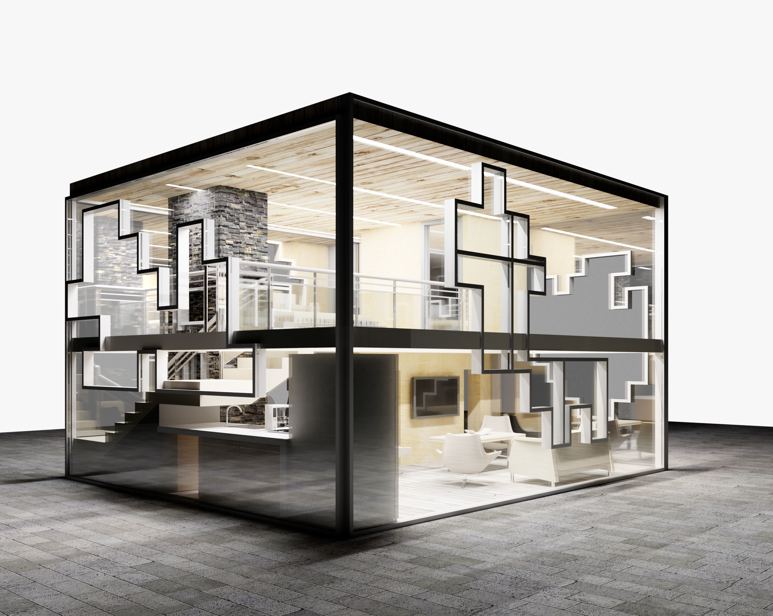 Revit studio design 2020 3D model_2