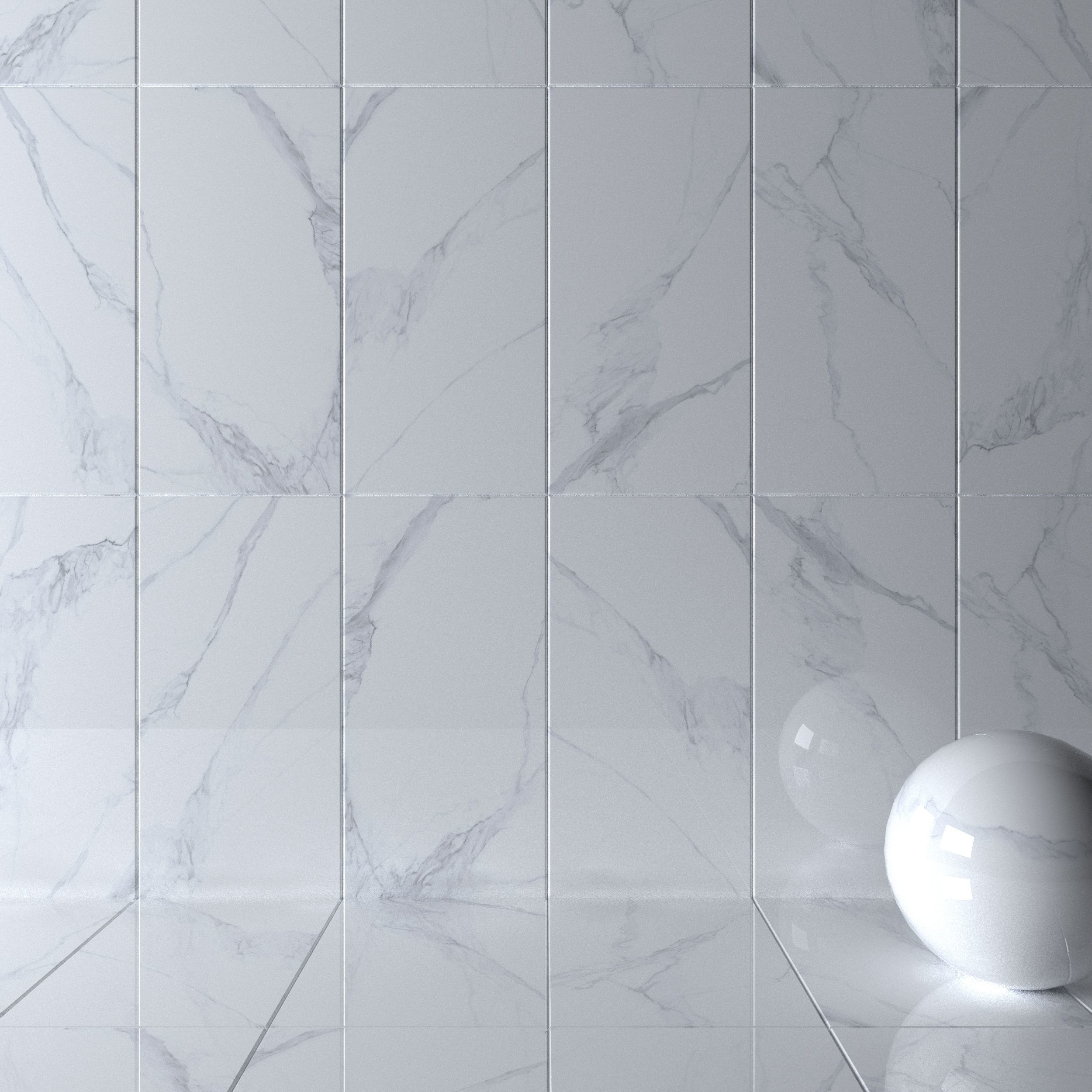 Wall Tiles Museum Calacatta 4D 60x120 Set 2 Texture_1