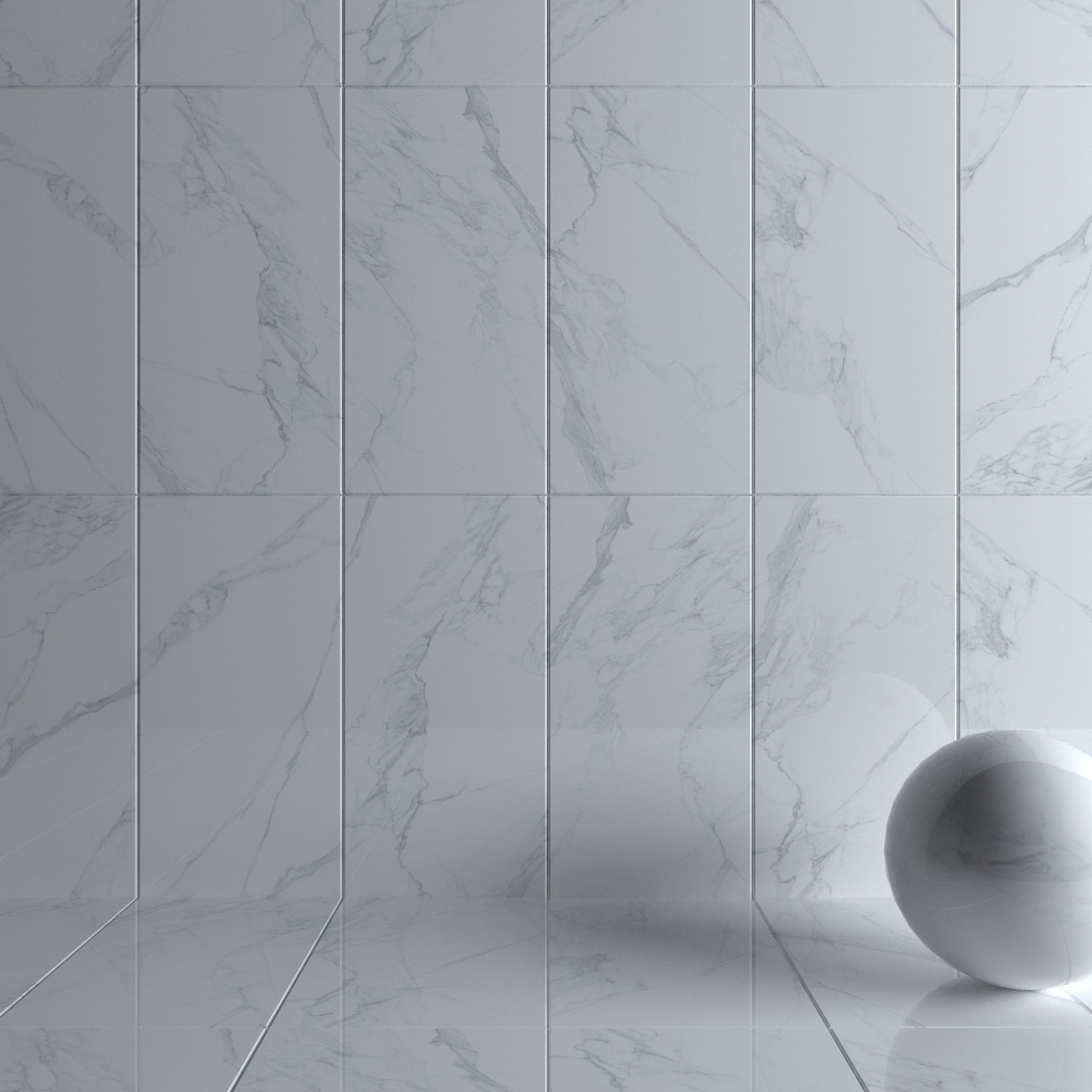 Wall Tiles Museum Calacatta 4D 60x120 Set 3 Texture_2