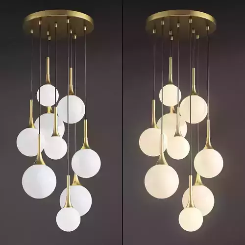 Hanging lamp Restoration Hardware Whitney Chandelier 