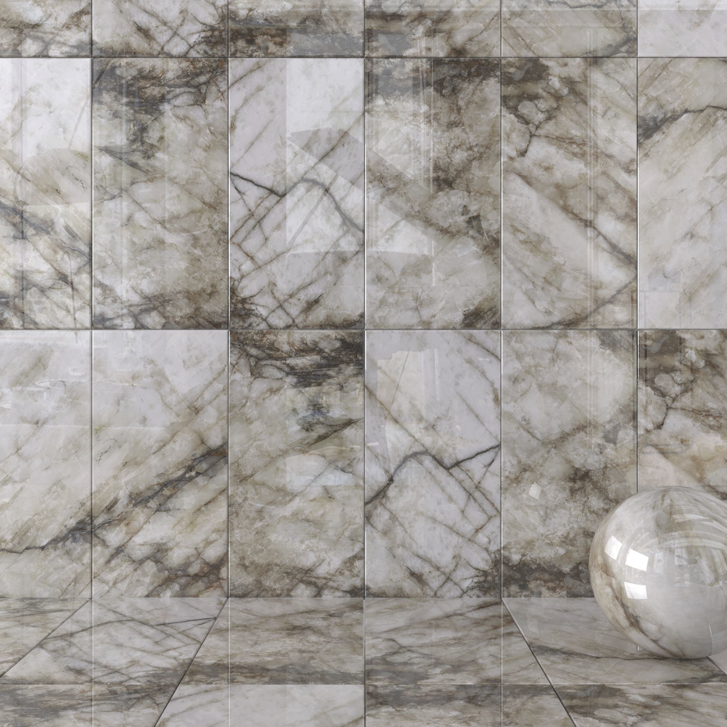 Wall Tiles Museum Crystal Thunder 60x120 Set 2 Texture_5