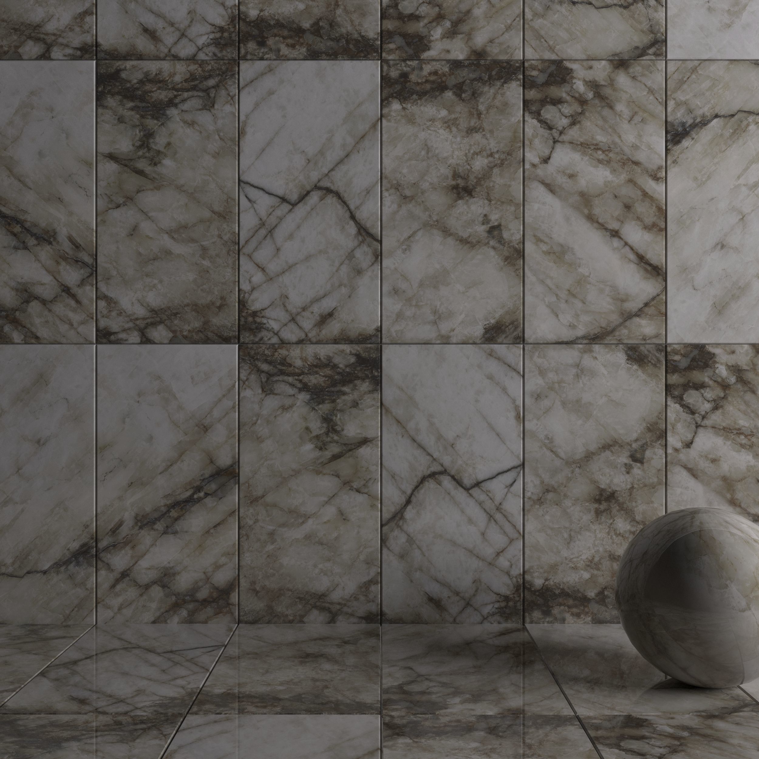 Wall Tiles Museum Crystal Thunder 60x120 Set 2 Texture_2