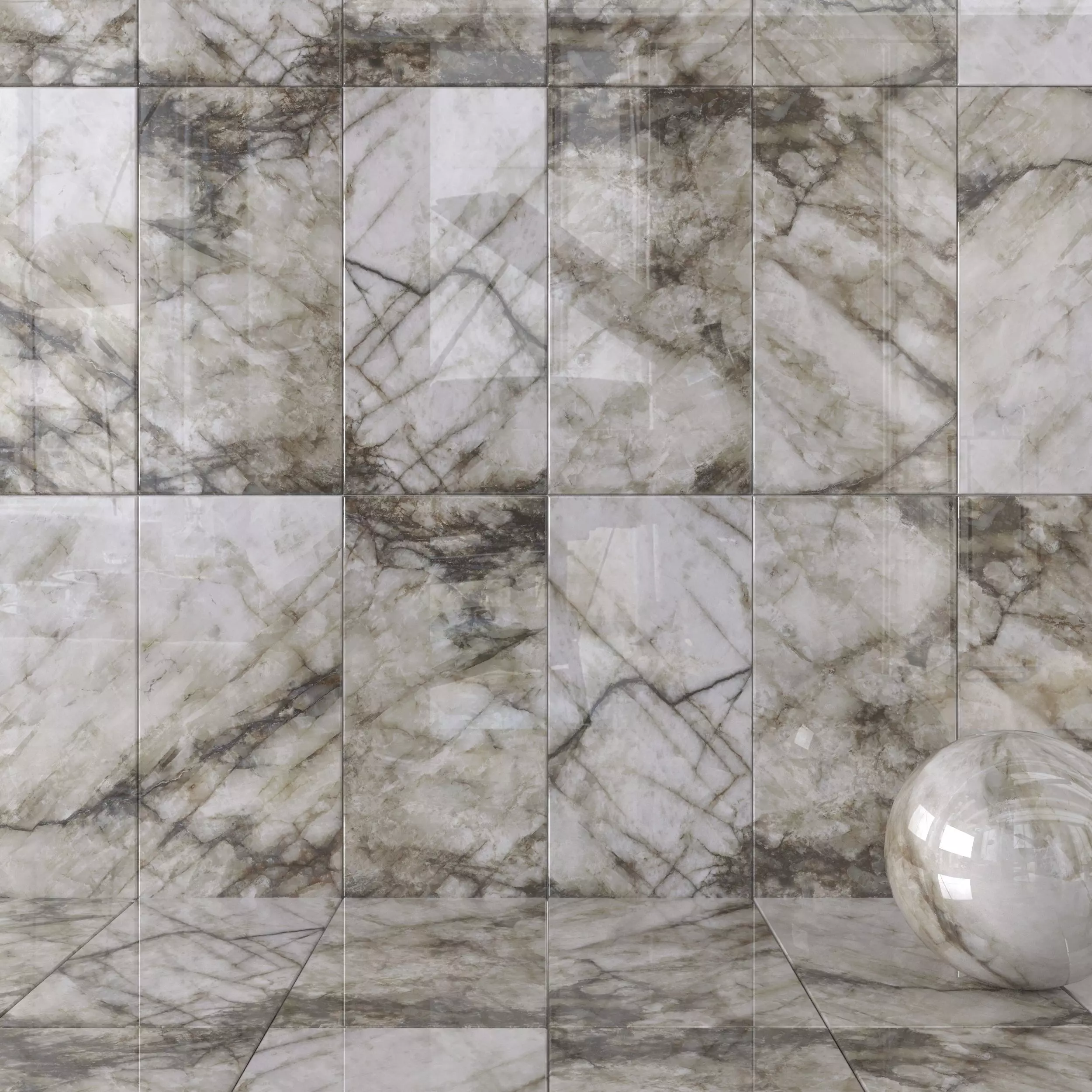 Wall Tiles Museum Crystal Thunder 60x120 Set 2 Texture_0