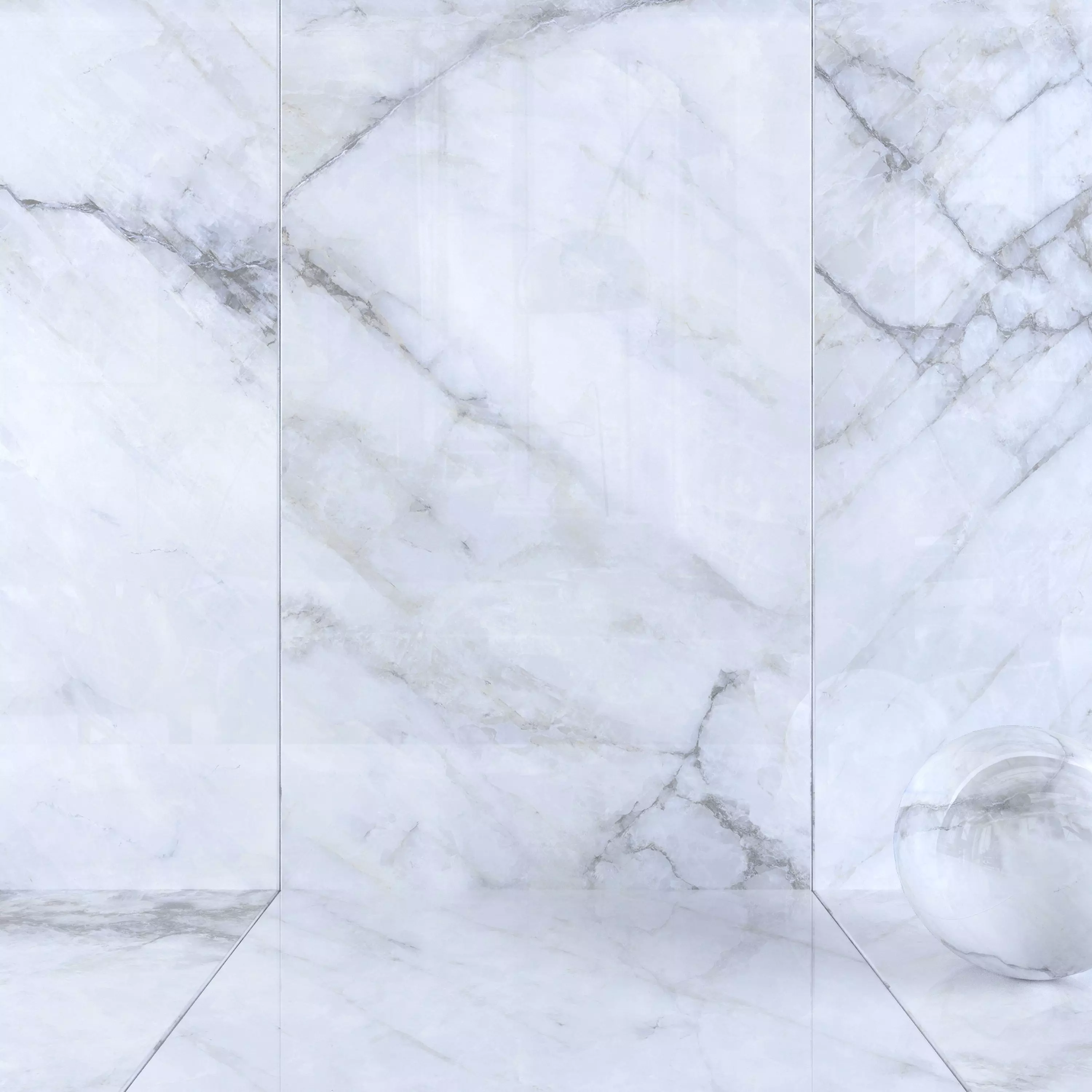 Wall Tiles Museum Crystal White 2 160x320 Set 2 Texture_0