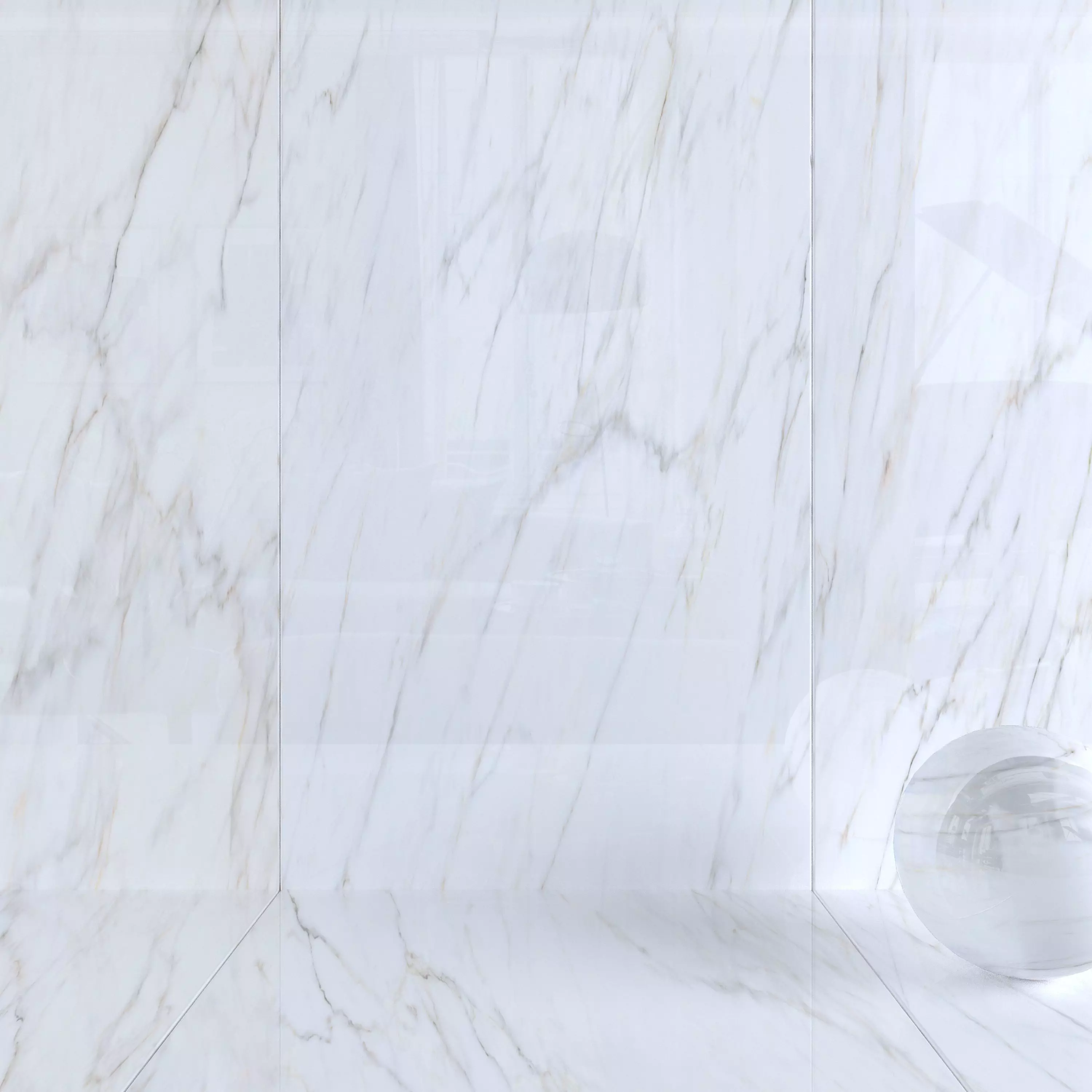 Wall Tiles Museum Gioia Silver 160x320 Set 1 Texture