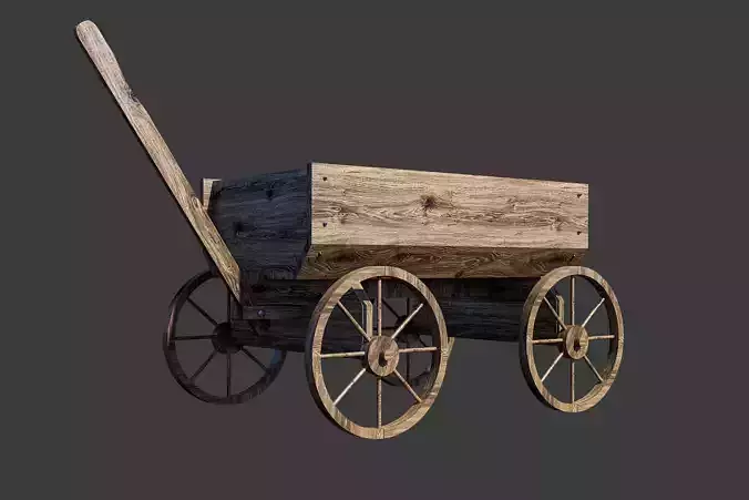 Old wooden cart