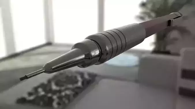 Pentel graphgear-inspired mechanical pencil 3D model
