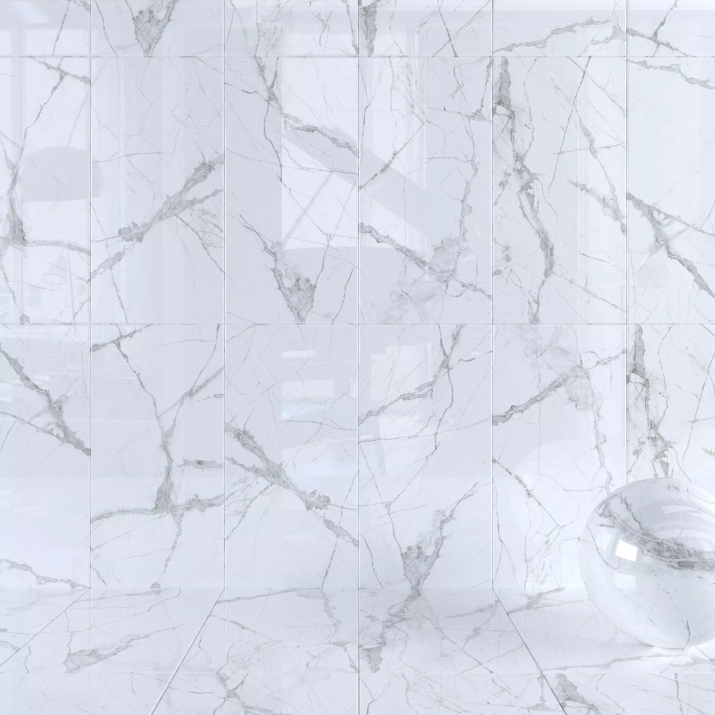 Wall Tiles Museum Glacier White Set 60x120 Set 2 Texture_0