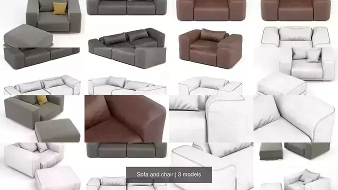Sofa and chair