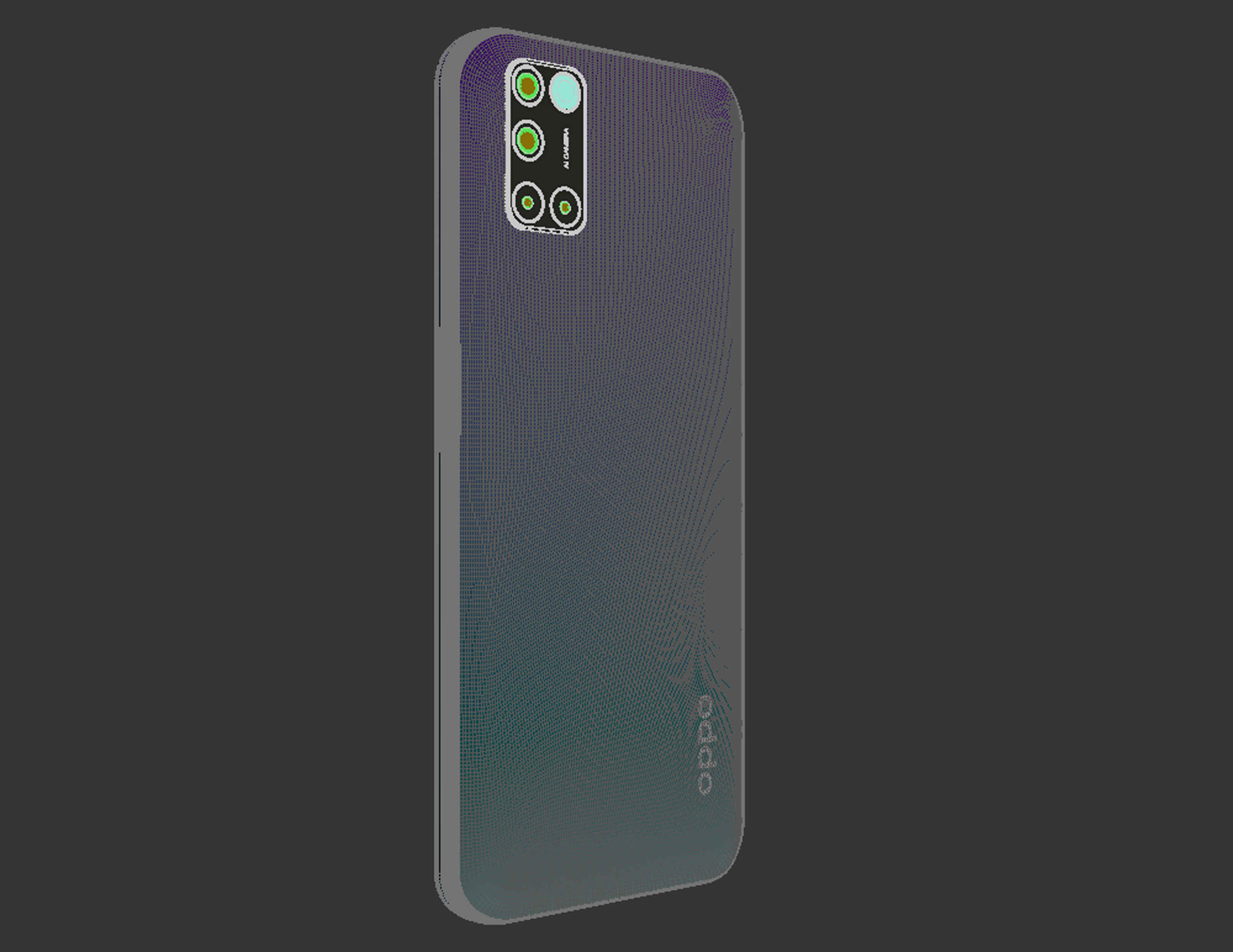 Oppo A72 3D model_5