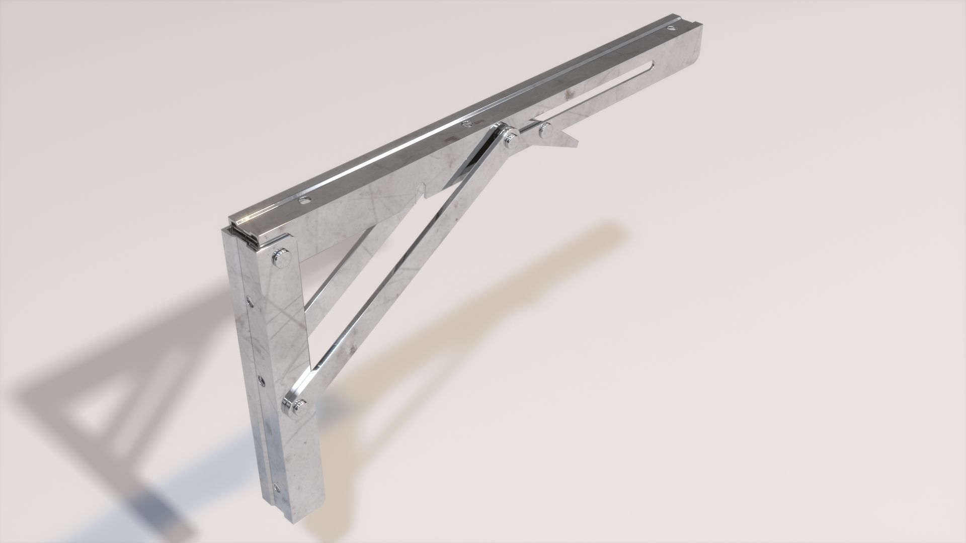 Foldable Stainless Steel Multipurpose Bracket 3D model_9