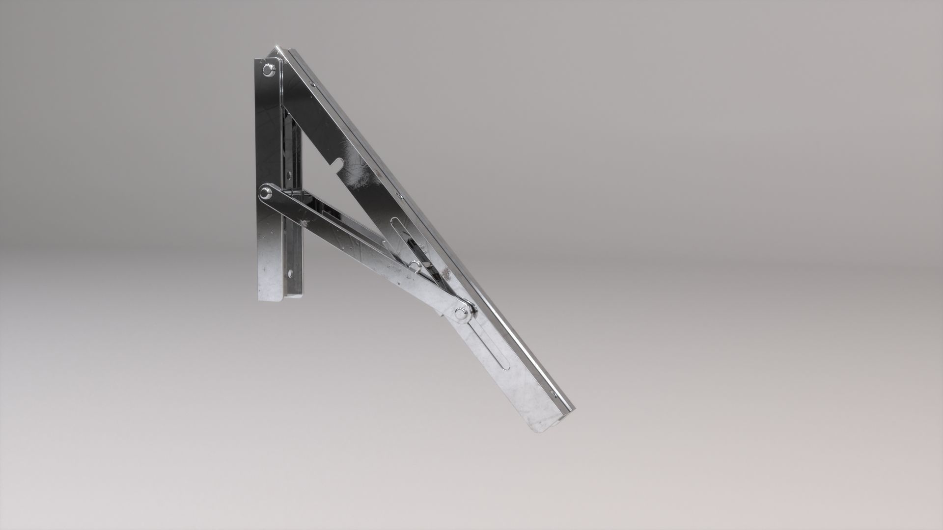 Foldable Stainless Steel Multipurpose Bracket 3D model_3