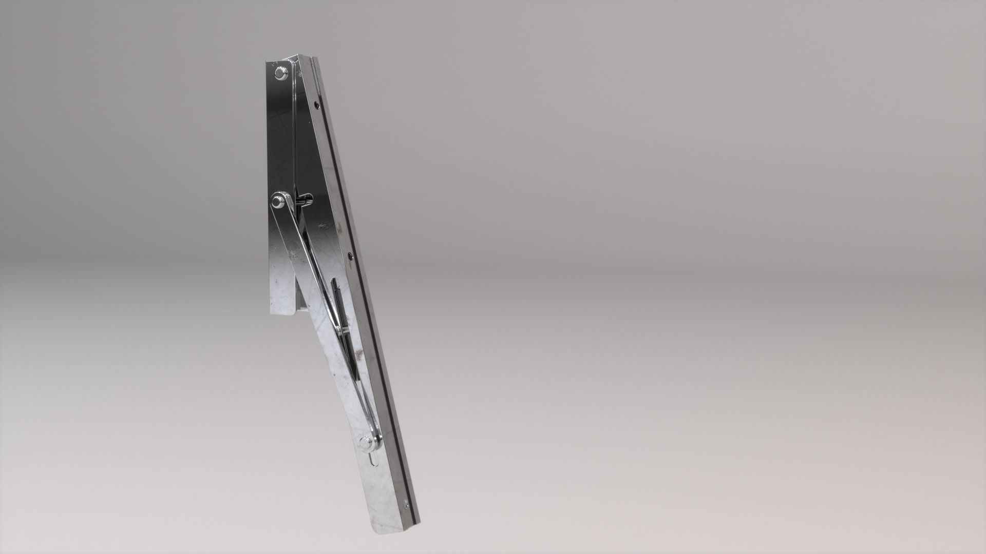 Foldable Stainless Steel Multipurpose Bracket 3D model_4