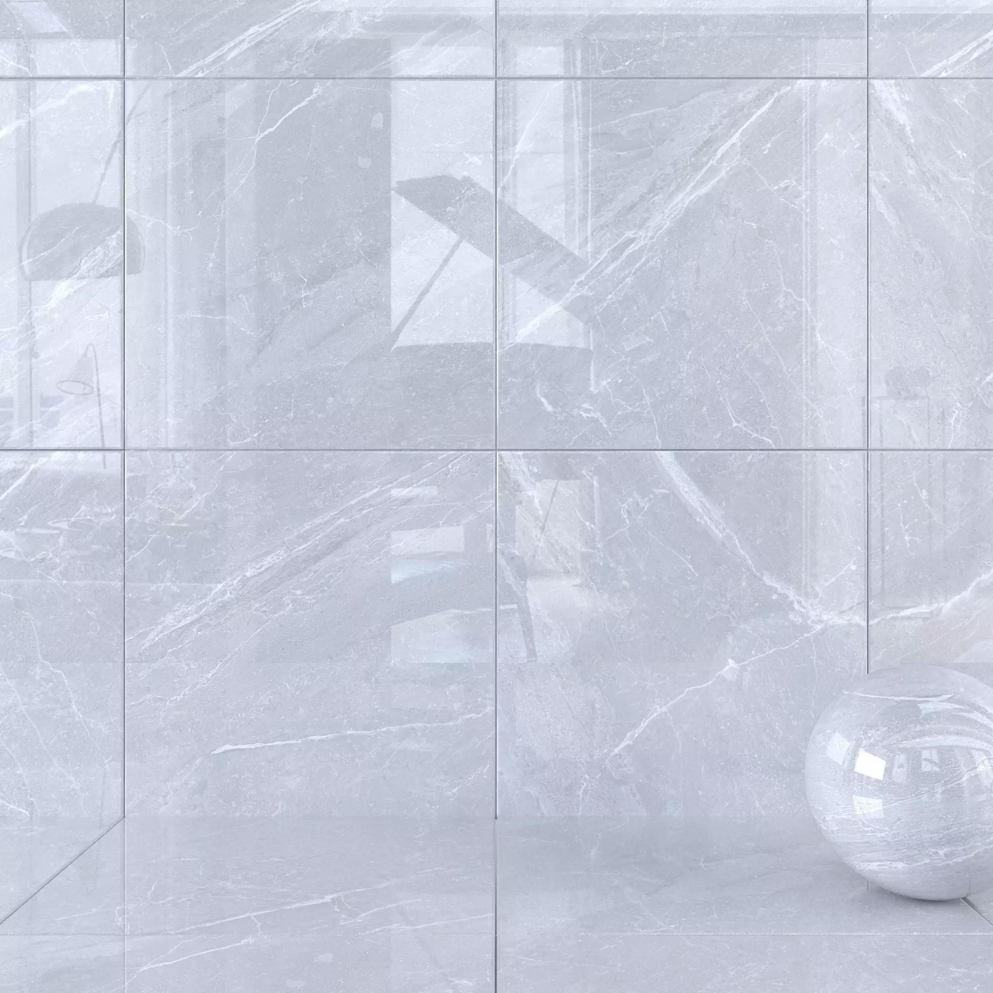 Wall Tiles Museum Mainstone Dolphin 120x120 Set 1 Texture_0