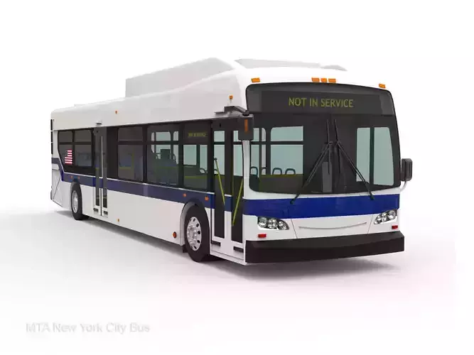 MTA New York City Bus 3D model