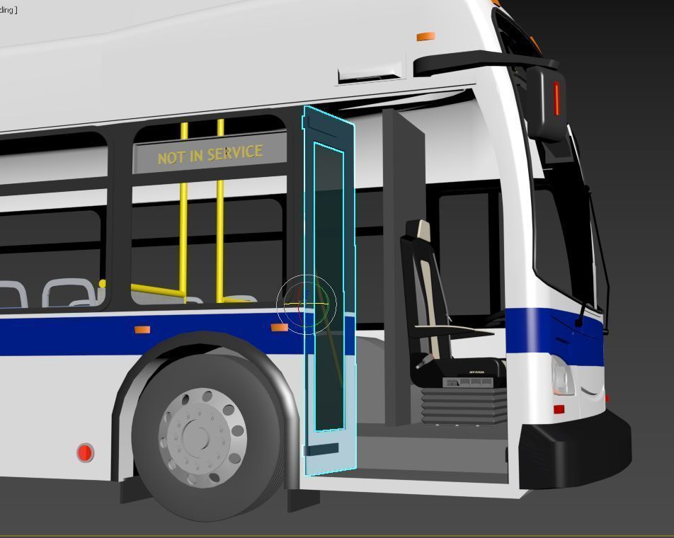 MTA New York City Bus 3D model_9