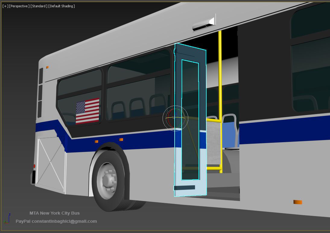MTA New York City Bus 3D model_10