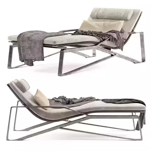 Moray Modern Chaise Longue 3D model