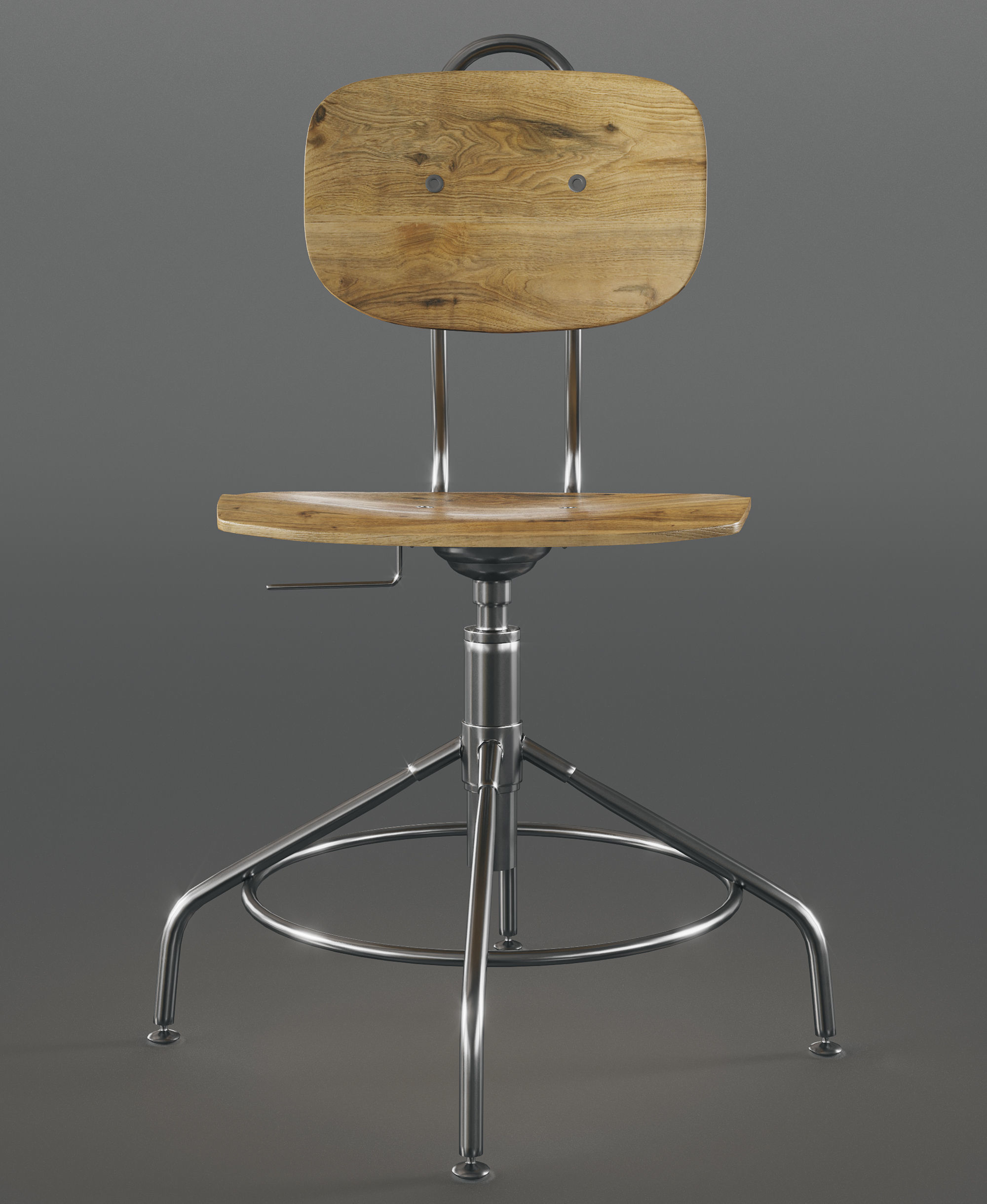 Kullaberg IKEA Swivel Chair 3D model_5