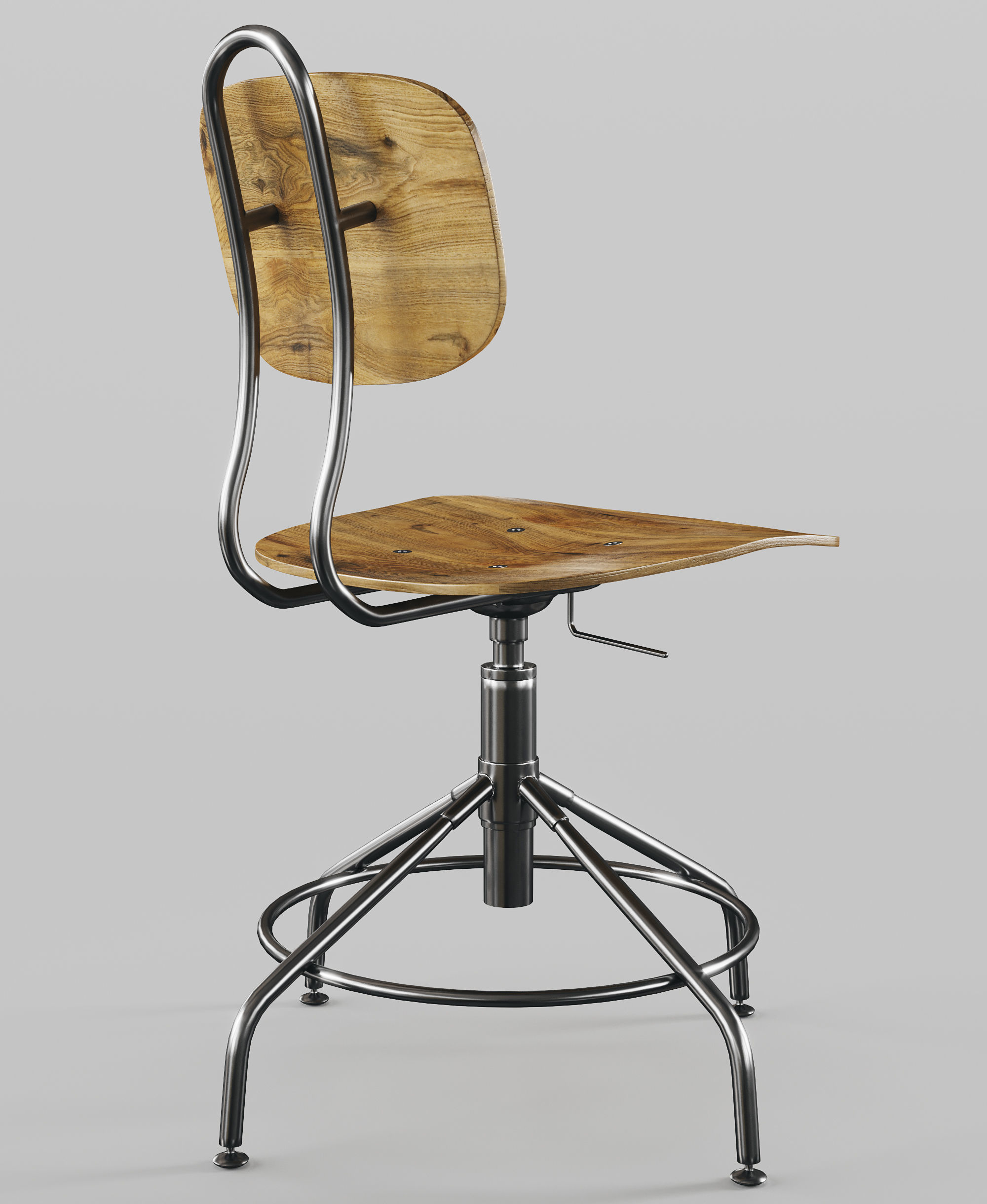 Kullaberg IKEA Swivel Chair 3D model_3