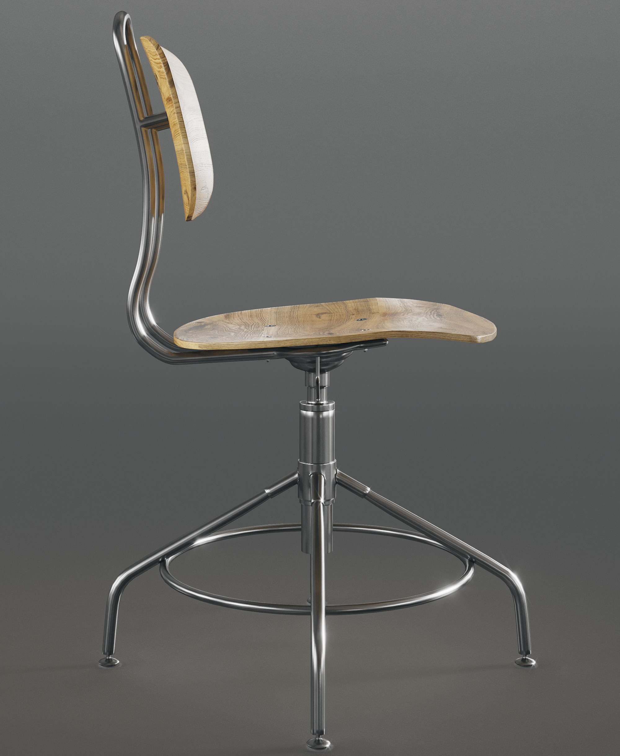 Kullaberg IKEA Swivel Chair 3D model_6