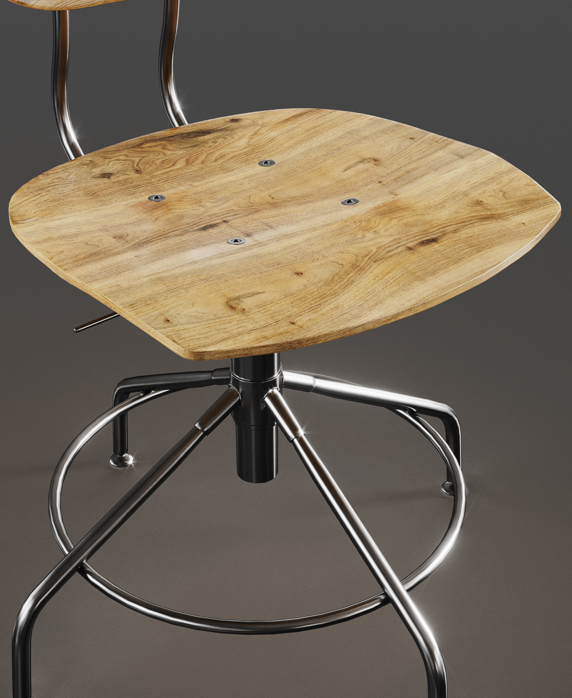 Kullaberg IKEA Swivel Chair 3D model_7