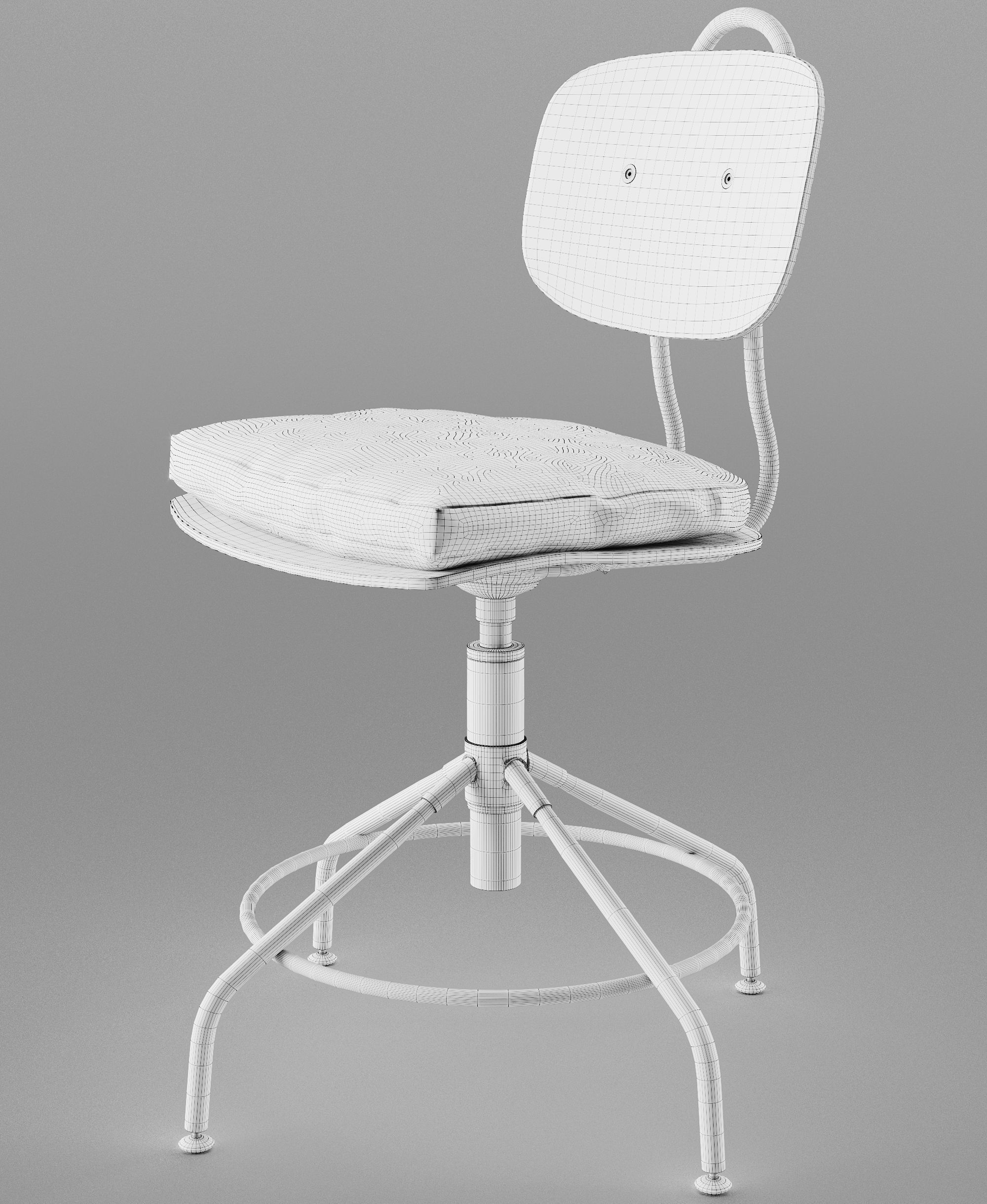 Kullaberg IKEA Swivel Chair 3D model_9