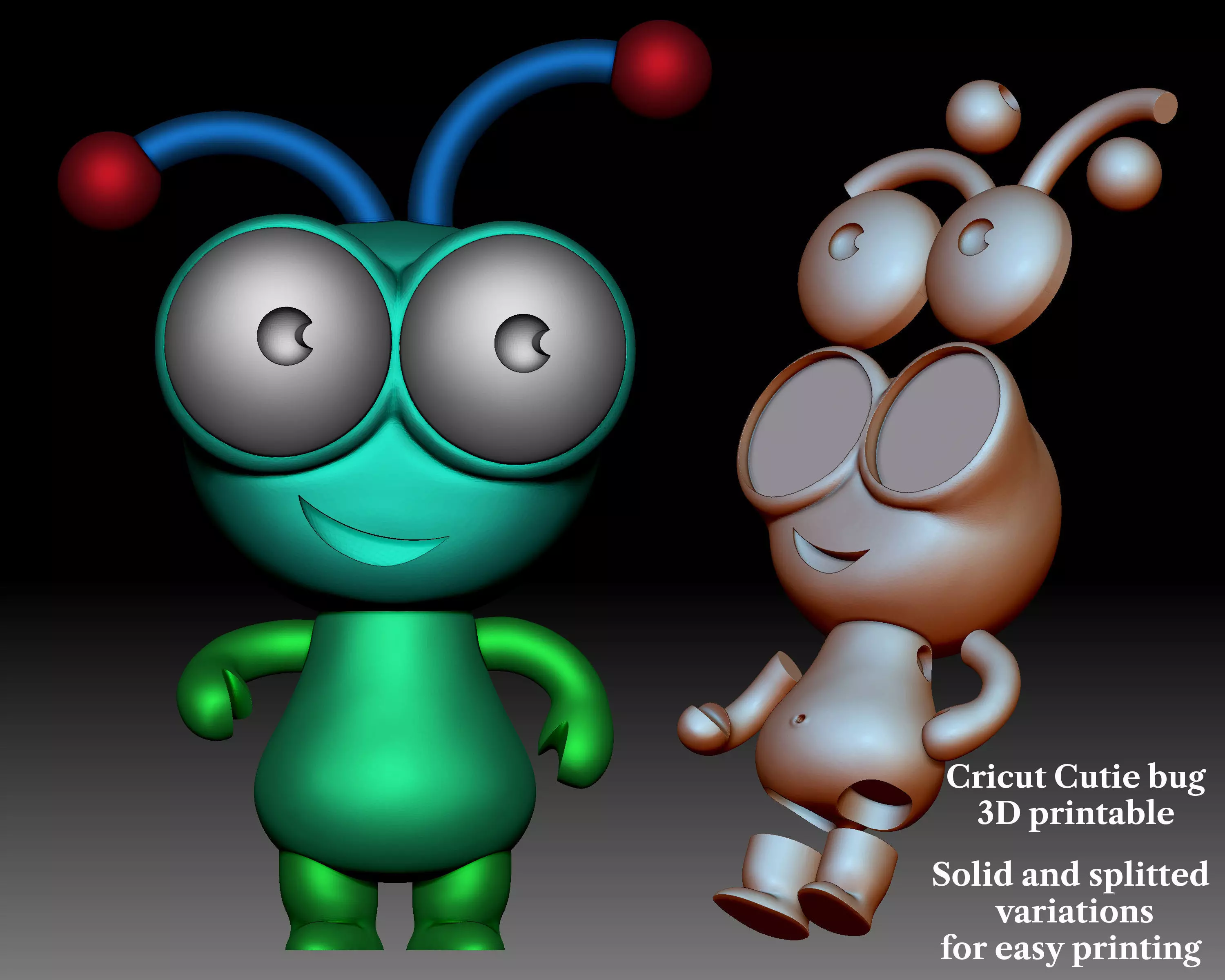Cricut Cutie Bug 3D printable 3D print model_0