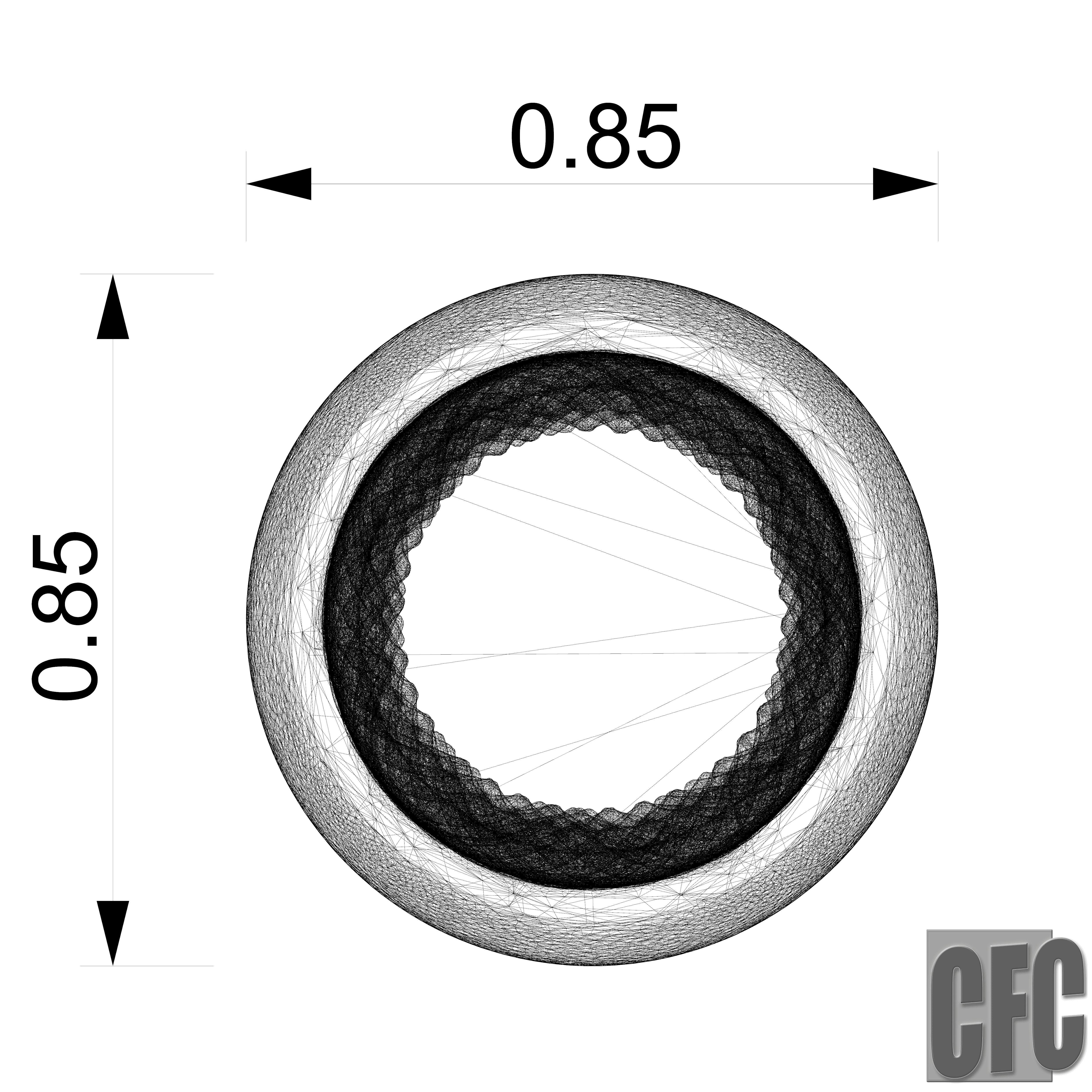 Goth shaft - 3d model for CNC - GothShaftCFC02 3D print model_19