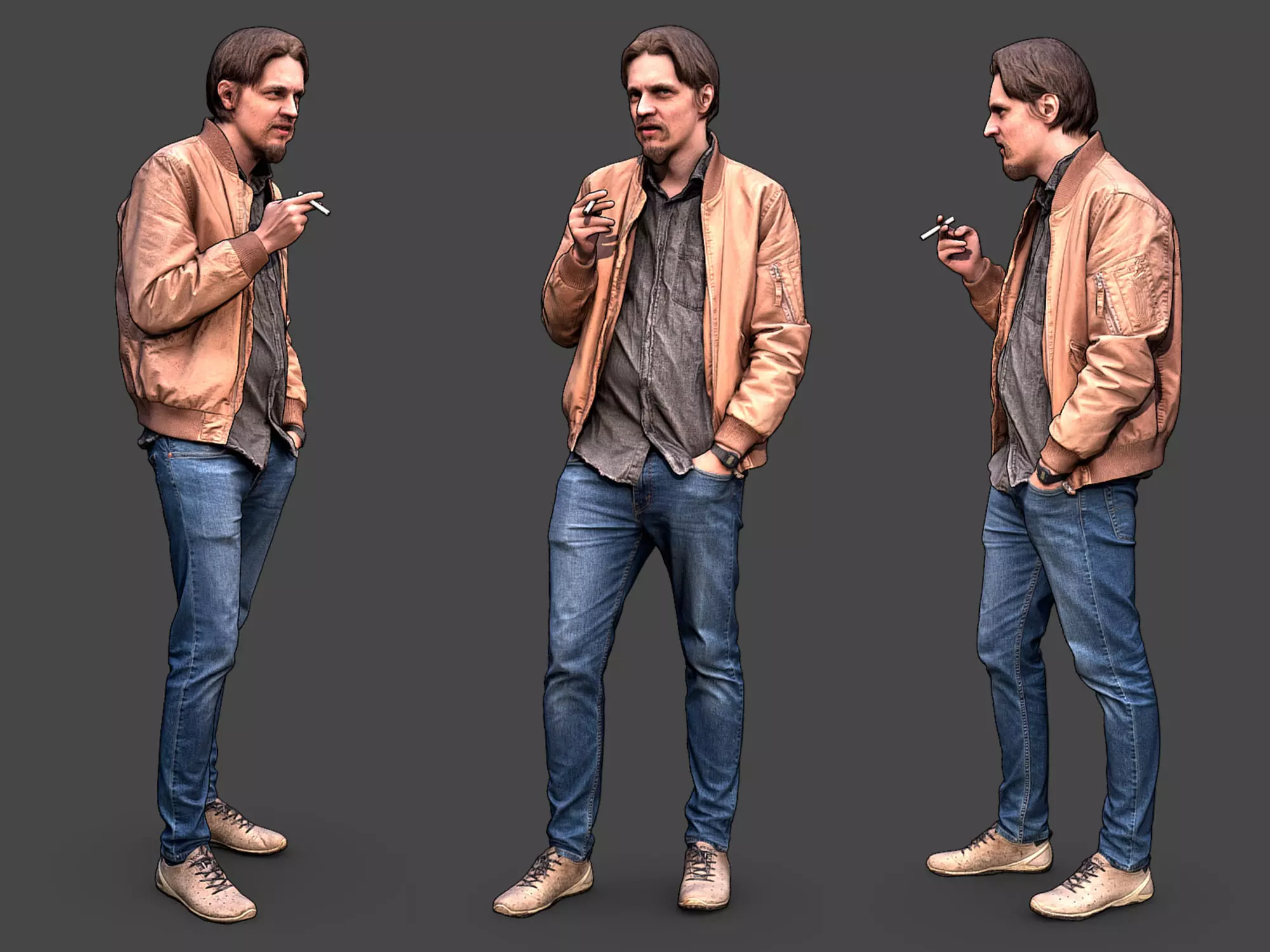 Stylized Man Character 3D model