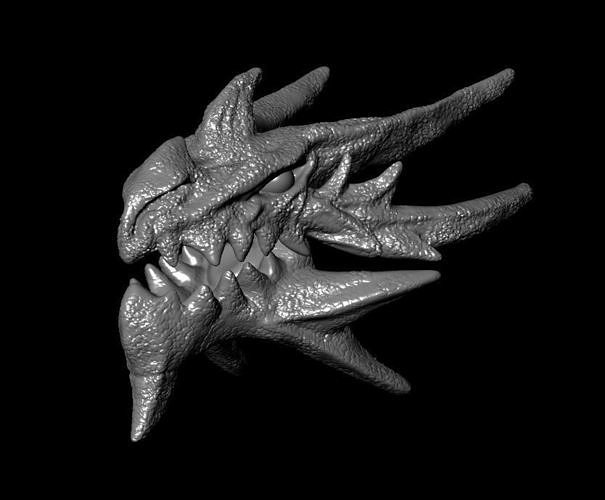 DRAGON 3D head 3D print model