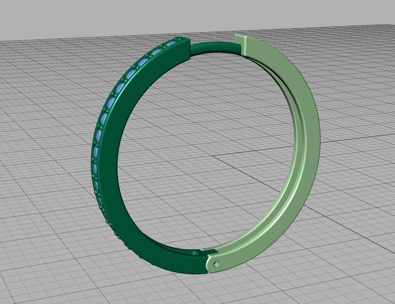 Hoop Earrings 25mm 3dmodel printable 3D print model_6