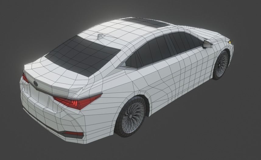 low-poly car pack - 20 cars Low-poly 3D model_60