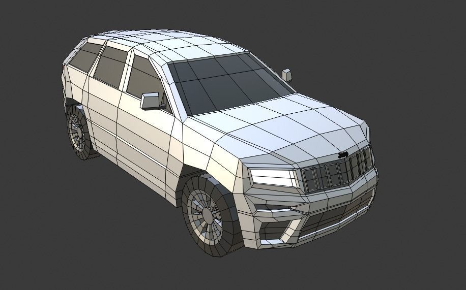low-poly car pack - 20 cars Low-poly 3D model_44