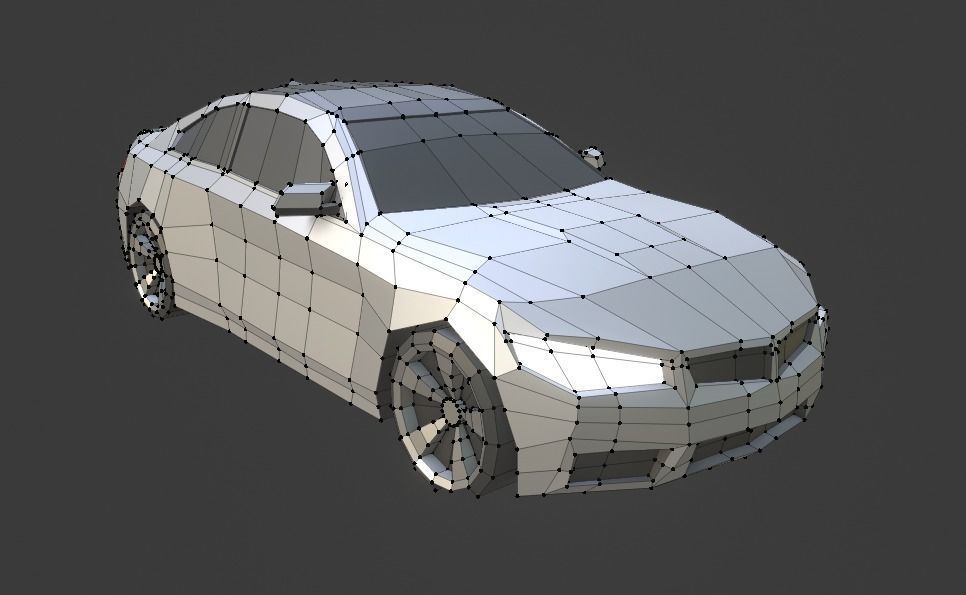 low-poly car pack - 20 cars Low-poly 3D model_32