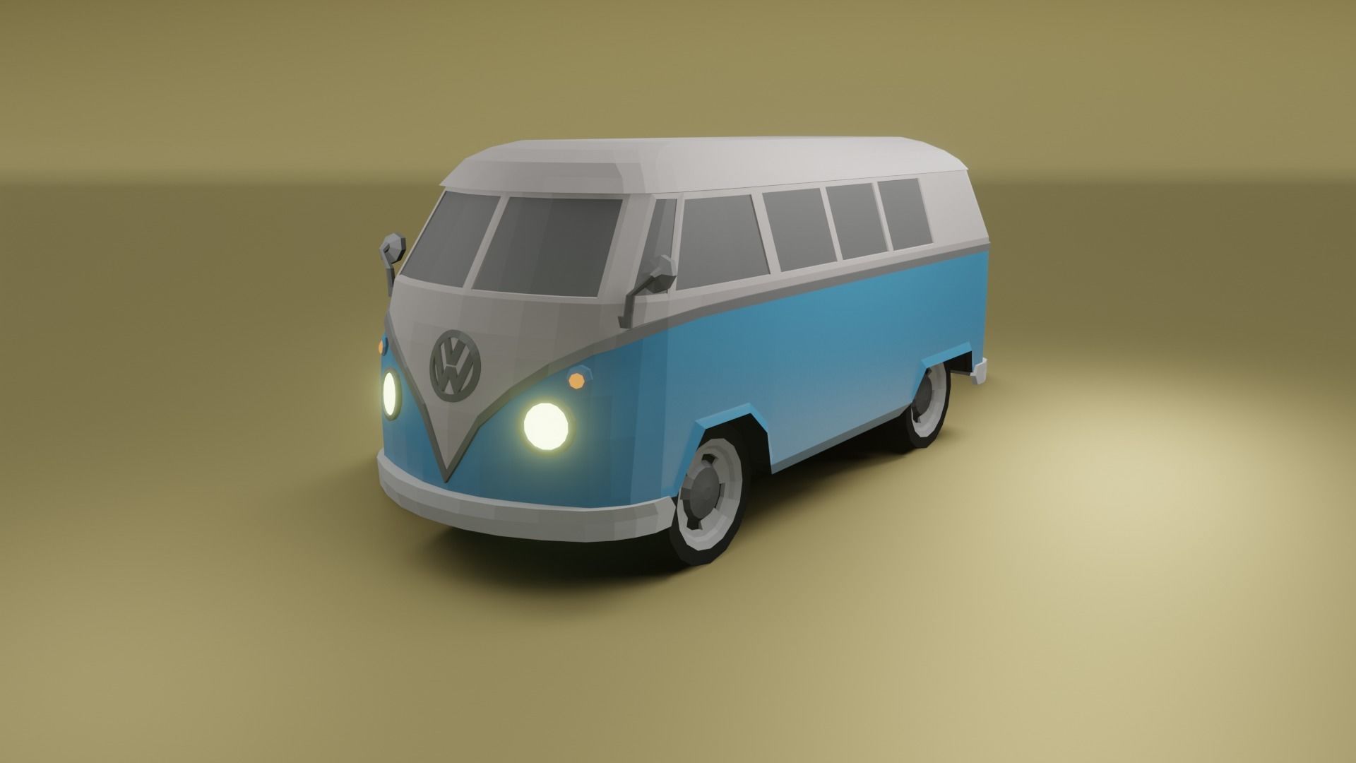 low-poly car pack - 20 cars Low-poly 3D model_54
