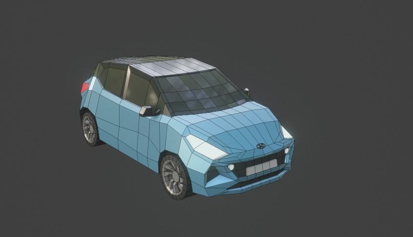 low-poly car pack - 20 cars Low-poly 3D model_22