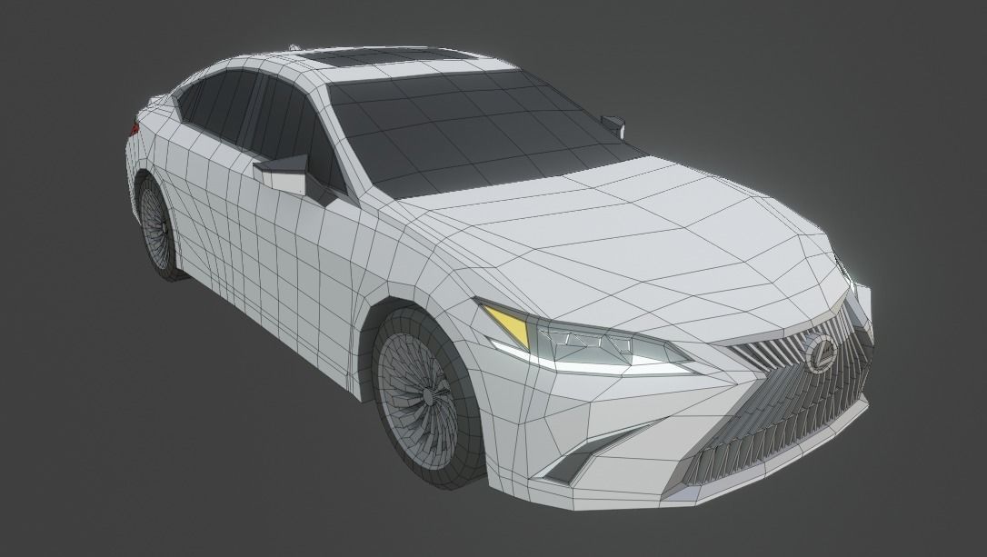 low-poly car pack - 20 cars Low-poly 3D model_59