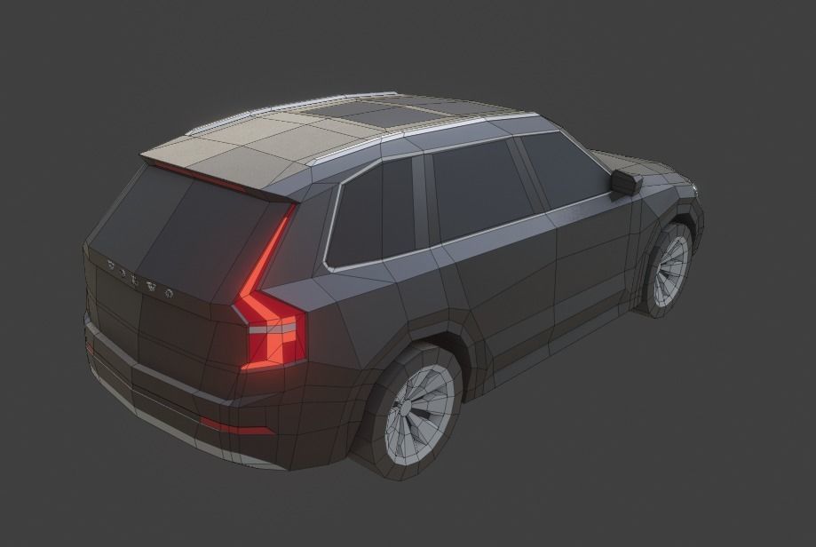 low-poly car pack - 20 cars Low-poly 3D model_65