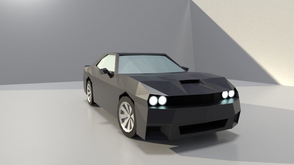 low-poly car pack - 20 cars Low-poly 3D model_12