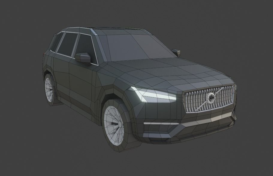low-poly car pack - 20 cars Low-poly 3D model_64